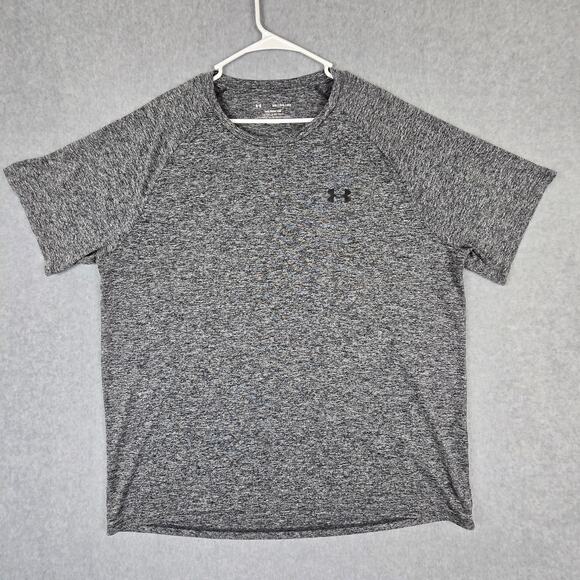 Under Armour Shirt Mens Size XXL The Tech Tee Gray - Picture 1 of 14